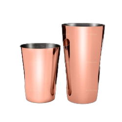 Shaker Boston Yokai Copper - Timbale à cocktail gravée motifs japonais finition cuivre - La Maison du Barman