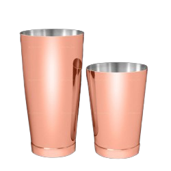 Shaker Boston Kenko Copper - Timbale à cocktail gravée finition cuivre - La Maison du Barman