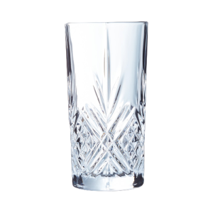 Verre Broadway Long Drink 38cl - Lot de 6 verres hauts texturés vintage - La Maison du Barman