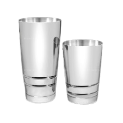 Shaker Boston Kenko Saturn - Timbale à cocktail gravée édition saturn - La Maison du Barman