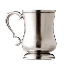 Chope Tankard Scosia Étain - Chope à bière traditionnelle en étain - La Maison du Barman
