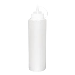 TRANSPARENT SQUEEZE BOTTLE 240ML