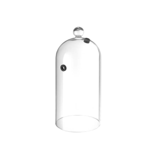 Cloche à cocktail en verre avec aération