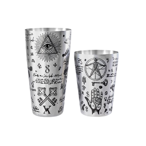 Shaker Boston Yokai Alchemy - Shaker à cocktail professionnel avec motif japonais - La Maison du Barman