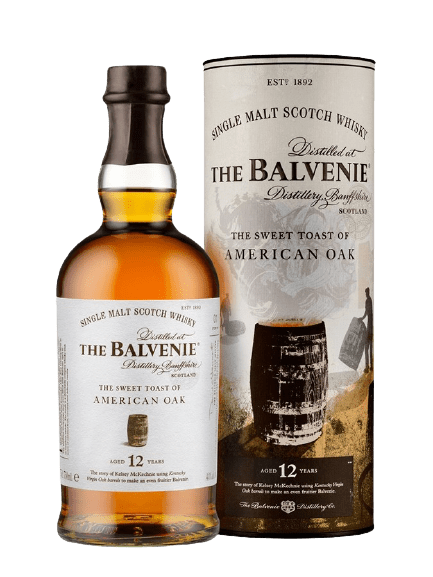 Whisky Balvenie 12 Ans The Sweet Toast 70cl - Bouteille de single malt écossais affiné en fûts de chêne - La Maison du Barman