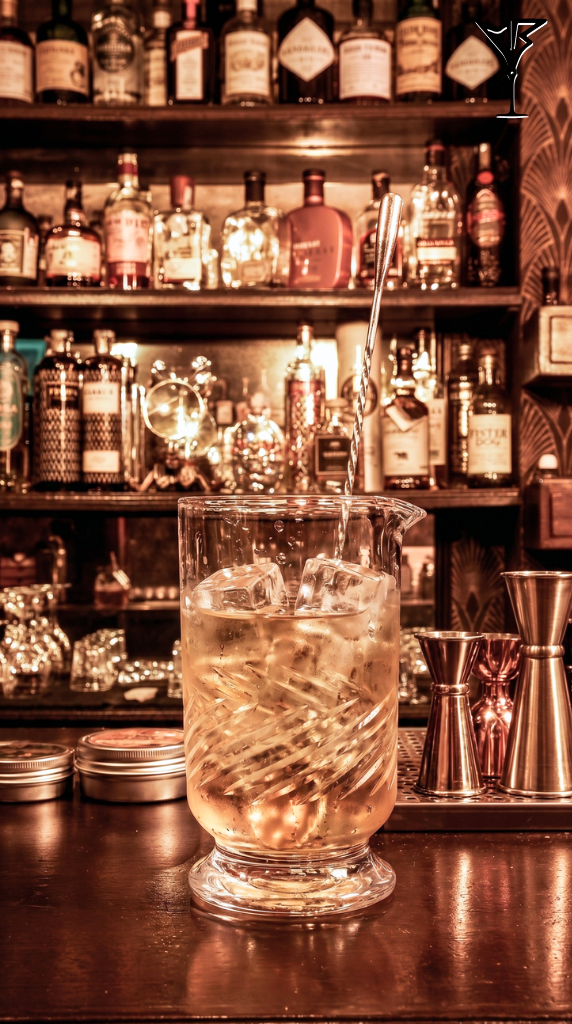 Verre à mélange Mezclar Stemmed 650ml - Verre à cocktail sur pied pour remuer - La Maison du Barman