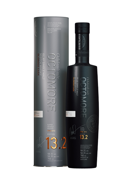 Whisky Octomore 13.2 58.3% 70cl - Bouteille de single malt écossais tourbé en fût d'oloroso - La Maison du Barman