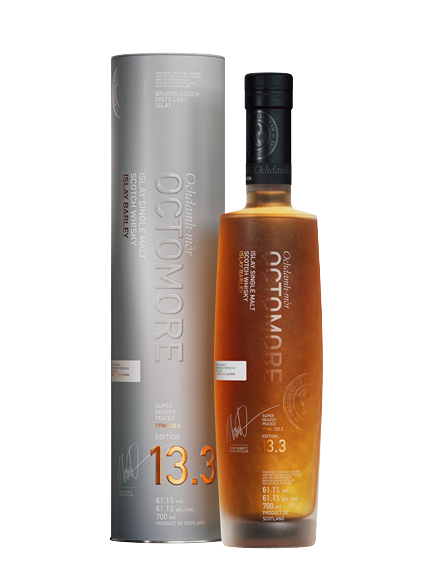 Whisky Octomore 13.3 61.1% 70cl - Bouteille de single malt écossais tourbé - La Maison du Barman