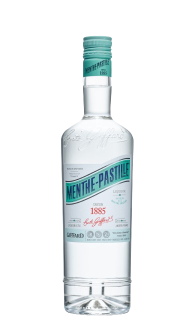 Liqueur Menthe Pastille Giffard 24% 70cl - Bouteille de liqueur de menthe blanche - La Maison du Barman