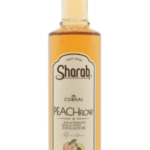 Cordial Sharab Peach Flow 500ml - Bouteille de sirop artisanal à la pêche - La Maison du Barman