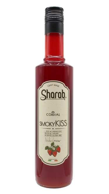 Cordial Sharab Smoky Kiss 500ml - Bouteille de sirop artisanal aux notes fumées - La Maison du Barman