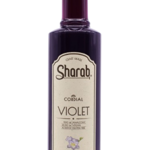 Cordial Sharab Violette 500ml - Bouteille de sirop artisanal à la violette - La Maison du Barman