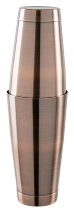 Shaker Boston Antique Copper - Timbale à cocktail cuivre vieilli - La Maison du Barman