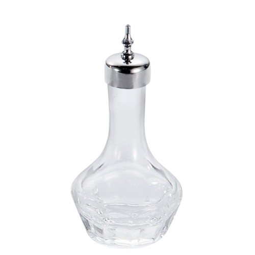 Bouteille à bitter Diamant 3cl - Petit flacon en verre taillé pour amers - La Maison du Barman