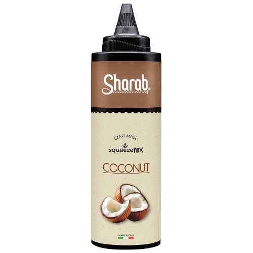 Purée Sharab Squeezer Noix de Coco 400ml - Bouteille souple de purée à la coco - La Maison du Barman