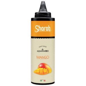 Purée Sharab Squeezer Mangue 400ml - Bouteille souple de purée à la mangue - La Maison du Barman