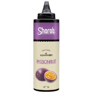 Purée Sharab Squeezer Fruit de la Passion 400ml - Bouteille souple de purée au fruit de la passion - La Maison du Barman