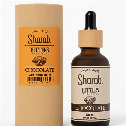 Bitter Chocolate Sans Alcool 50ml - Flacon de bitter artisanal au chocolat - La Maison du Barman