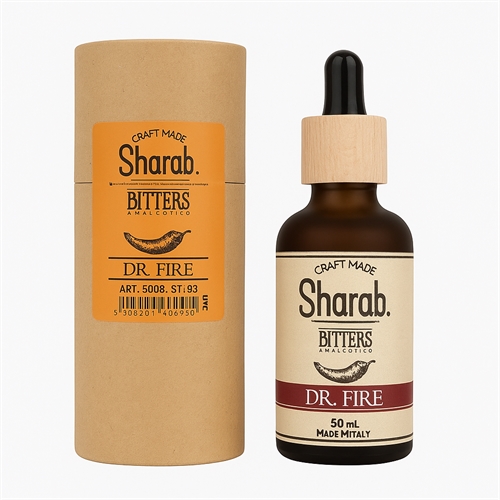 Bitter Dr. Fire Sans Alcool 50ml - Flacon de bitter artisanal épicé - La Maison du Barman