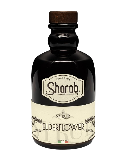 Sirop Sharab Fleur de Sureau 500ml - Bouteille de sirop artisanal à la fleur de sureau - La Maison du Barman