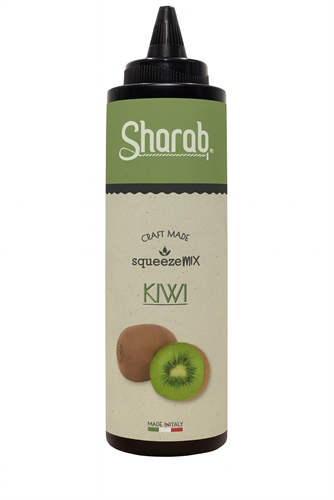 Purée Sharab Squeezer Kiwi 400ml - Bouteille souple de purée au kiwi - La Maison du Barman