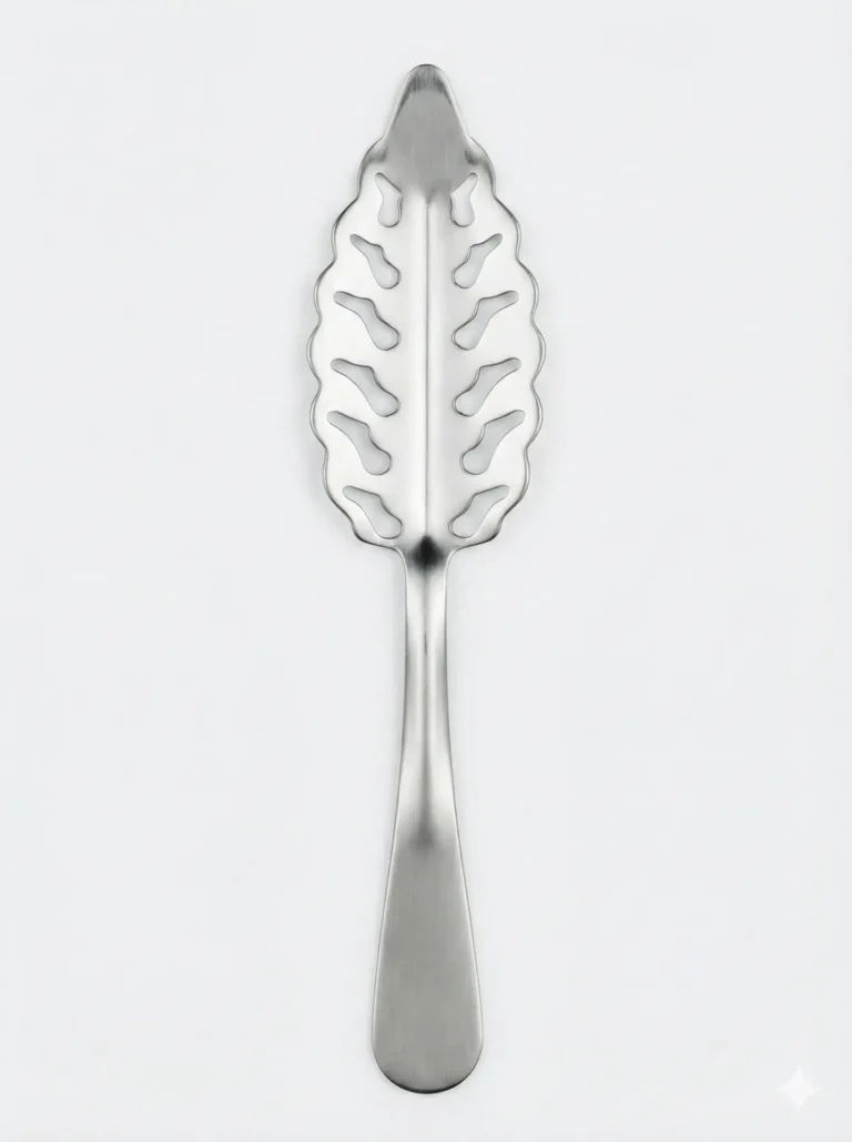 Cuillère à Absinthe Argent - Accessoire ajouré inox pour rituel du sucre - La Maison du Barman