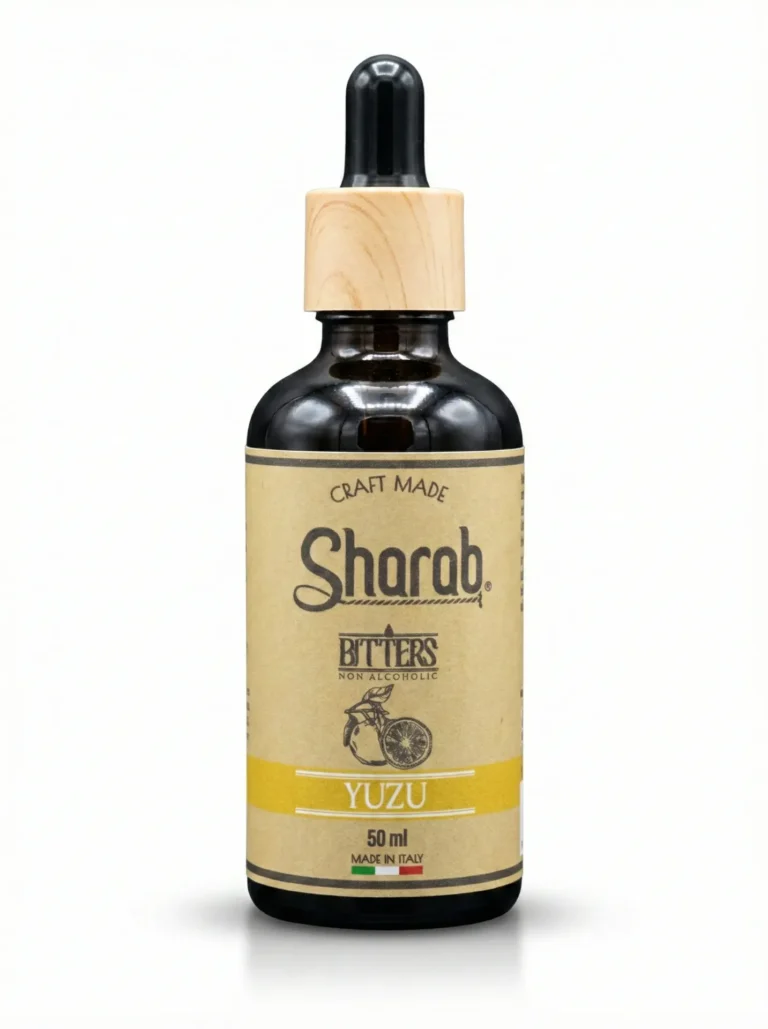 Bitter Sharab Yuzu Sans Alcool 50ml - Flacon de bitter artisanal au yuzu - La Maison du Barman