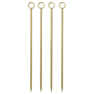 Pics à cocktail Or x 4 (Gold Cocktail Picks)