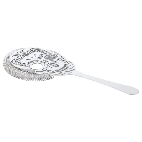 Passoire Skull Strainer Inox - Passoire à cocktail tête de mort en acier inoxydable - La Maison du Barman